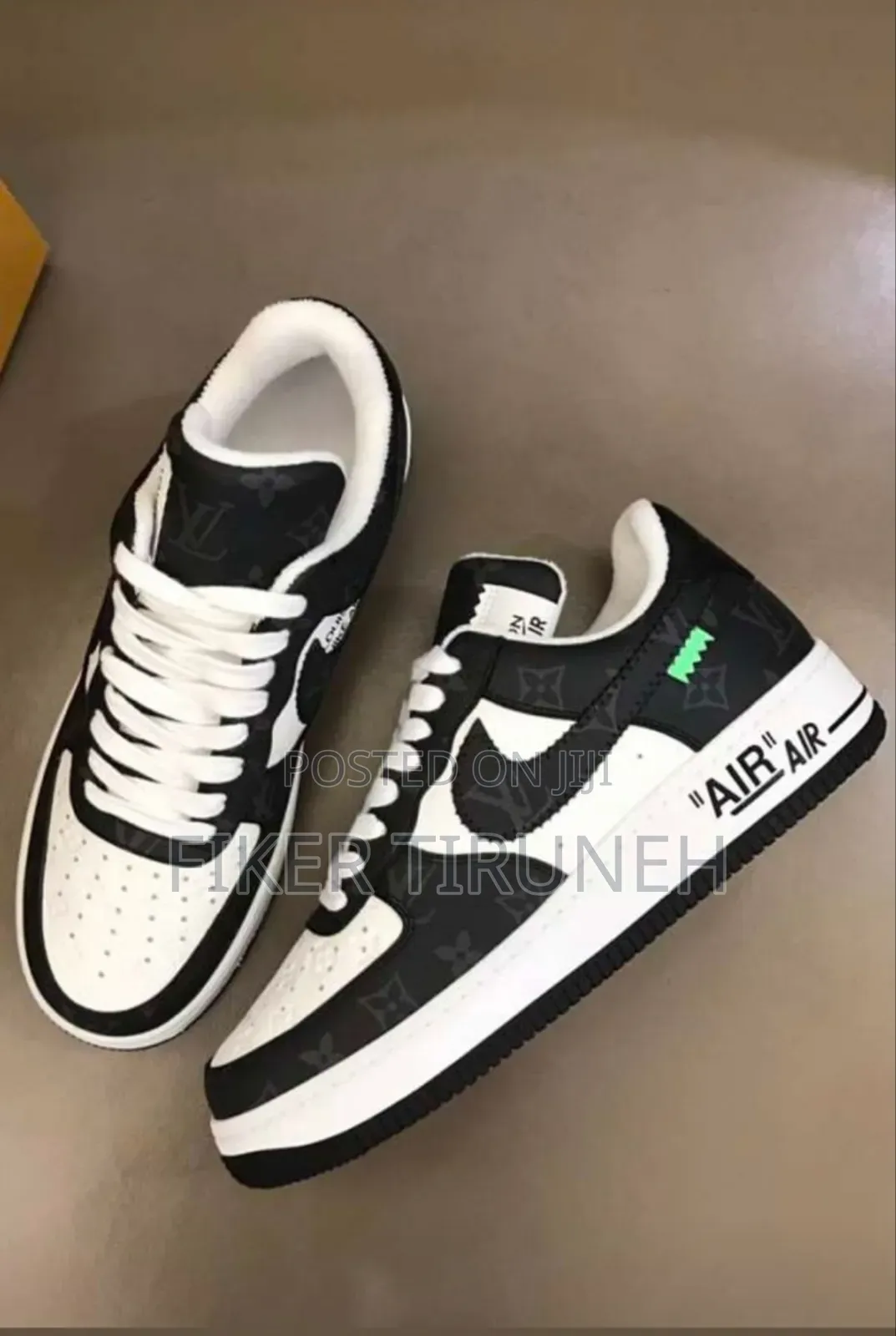 Nike Air Force 1 Louis Vuitton Black