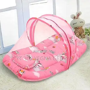3-in-1 Baby Bed + Pillow + Mosquito Net