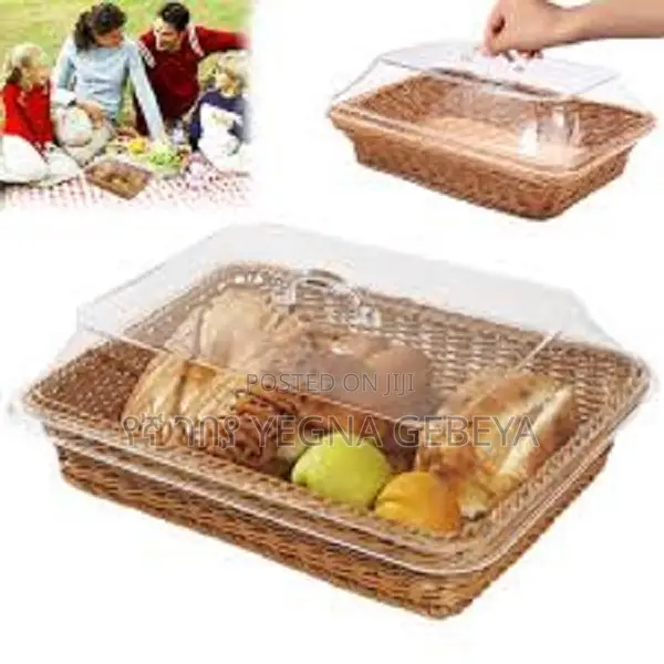 Acrylic Multifunction Bread Basket With Lid