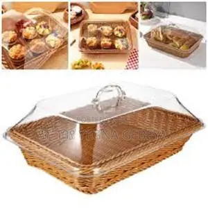 Acrylic Multifunction Bread Basket With Lid