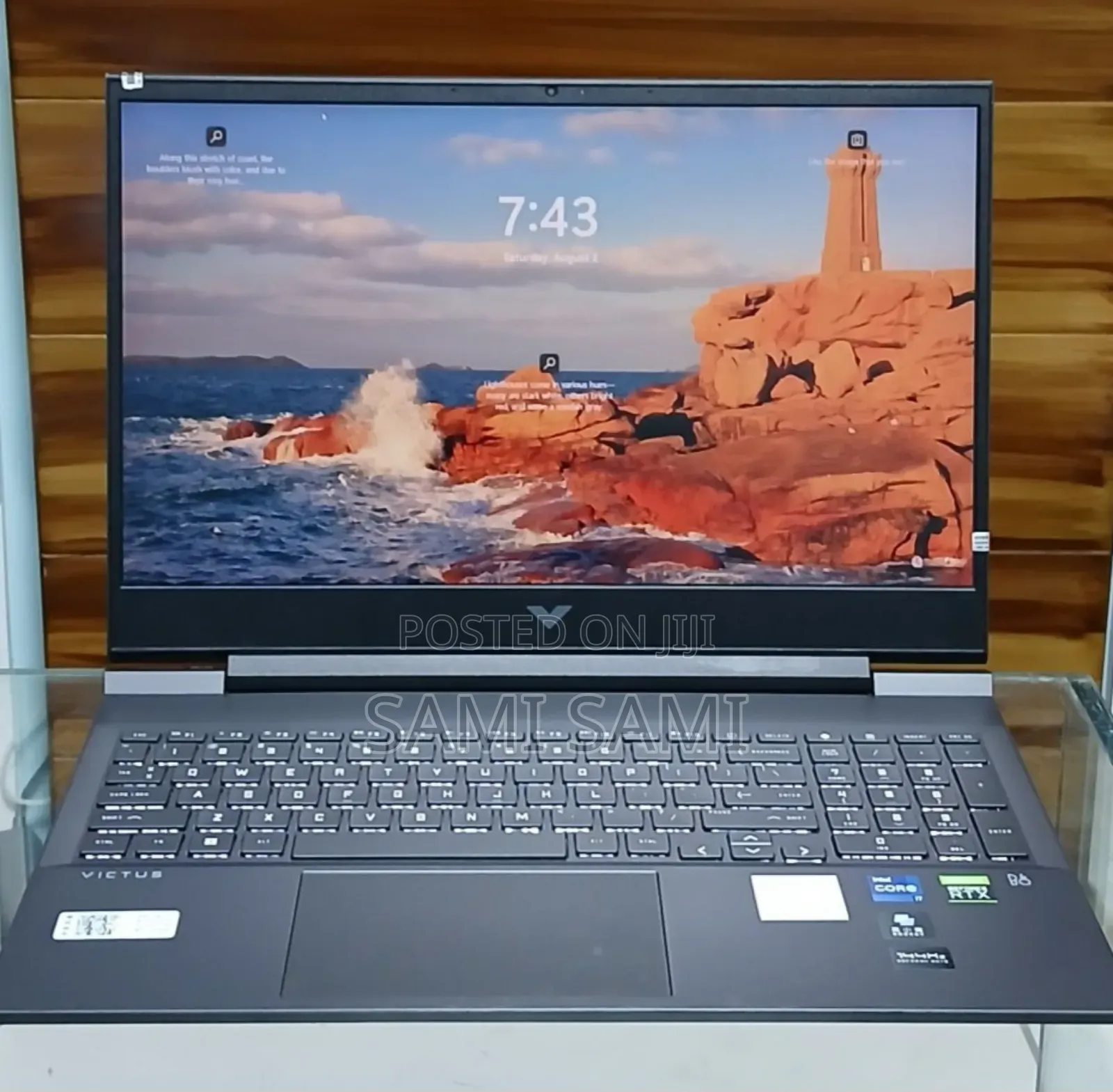 New Laptop HP Victus 16 16GB Intel Core I7 SSD 512GB