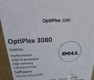 New Desktop Computer Dell OptiPlex 3080 8GB Intel Core I5 SSD 1T