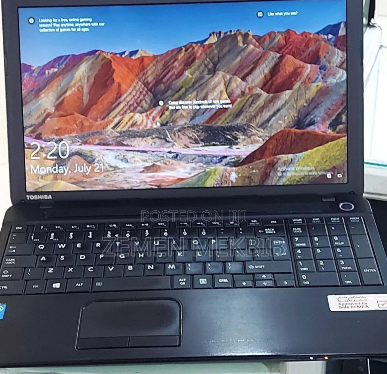 New Laptop Toshiba Satellite C55 4GB Intel Core I5 HDD 500GB