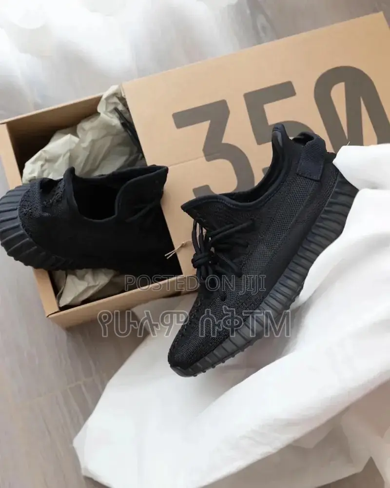 Adidas Yeezy 350 V2 Onyx Zwart ‘Triple Black’ Men’S Shoes