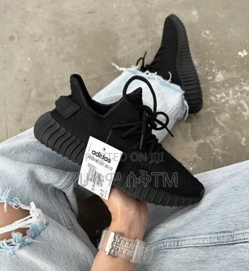 Adidas Yeezy 350 V2 Onyx Zwart ‘Triple Black’ Men’S Shoes