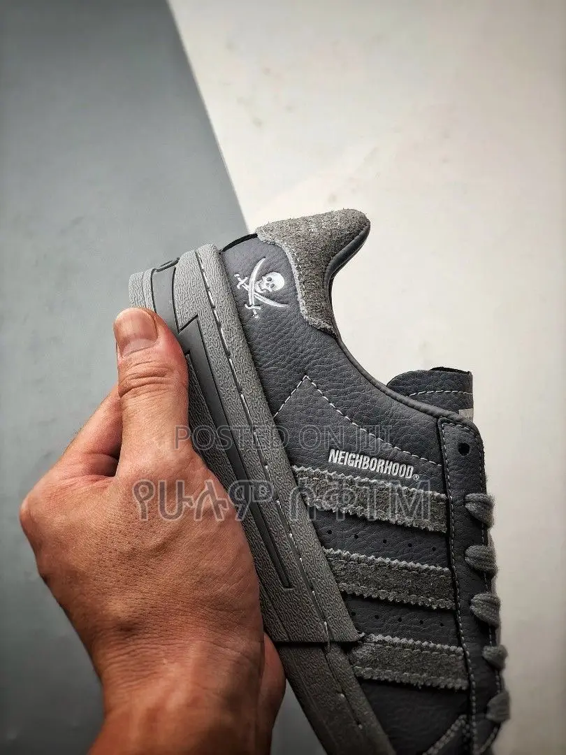 Adidas Neighborhood X Superstar ‘Grey Fur’ Tokyo Men’S Shoes