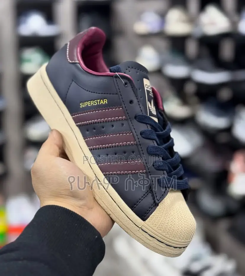 Adidas Superstar Originals ‘Dark Navy Blue/Red’ Men’S Shoes