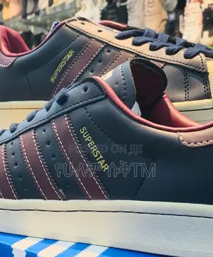 Adidas Superstar Originals ‘Dark Navy Blue/Red’ Men’S Shoes