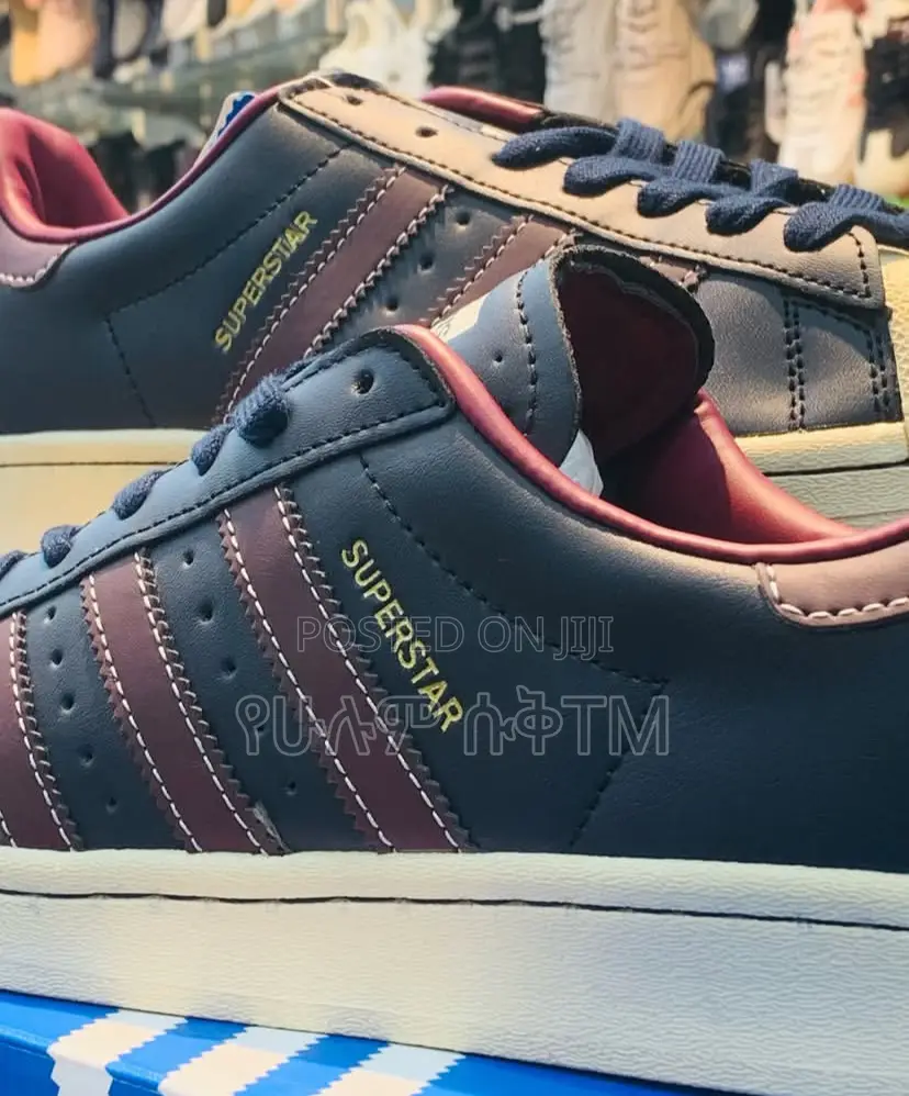 Adidas Superstar Originals ‘Dark Navy Blue/Red’ Men’S Shoes