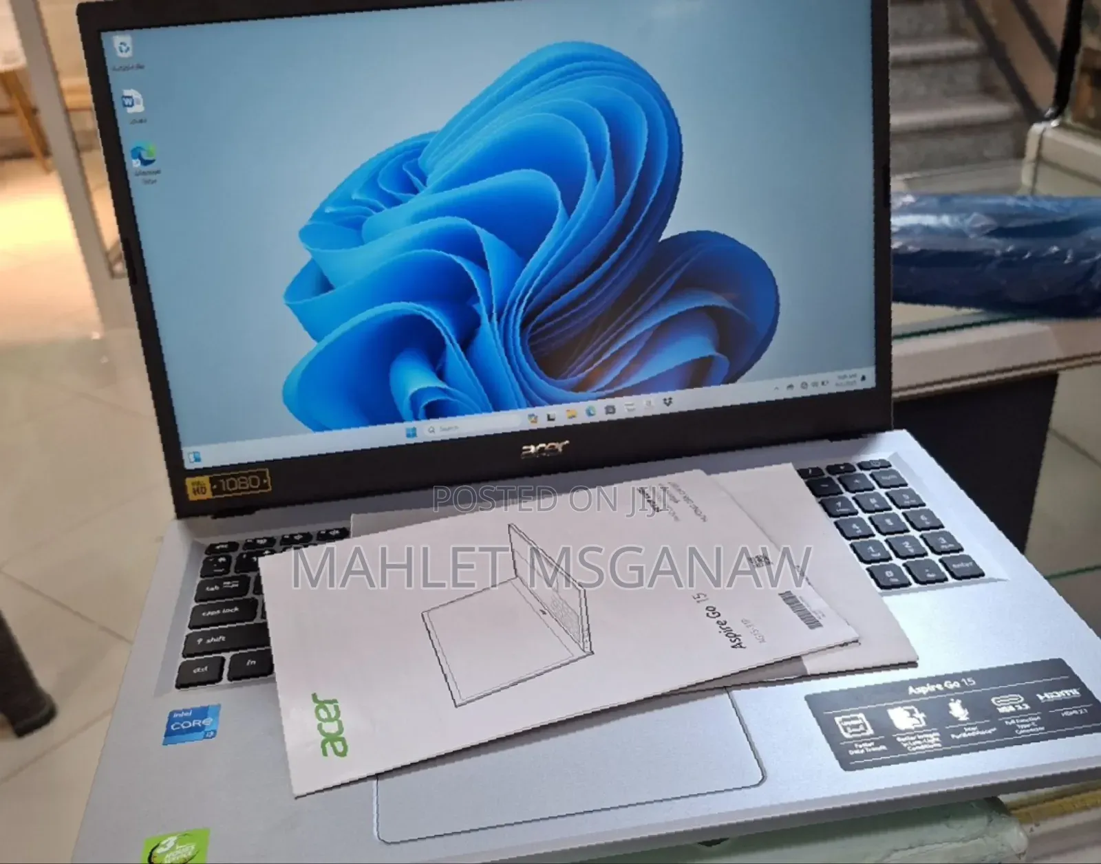 New Laptop Acer Aspire 5 8GB Intel Core I3 SSD 512GB