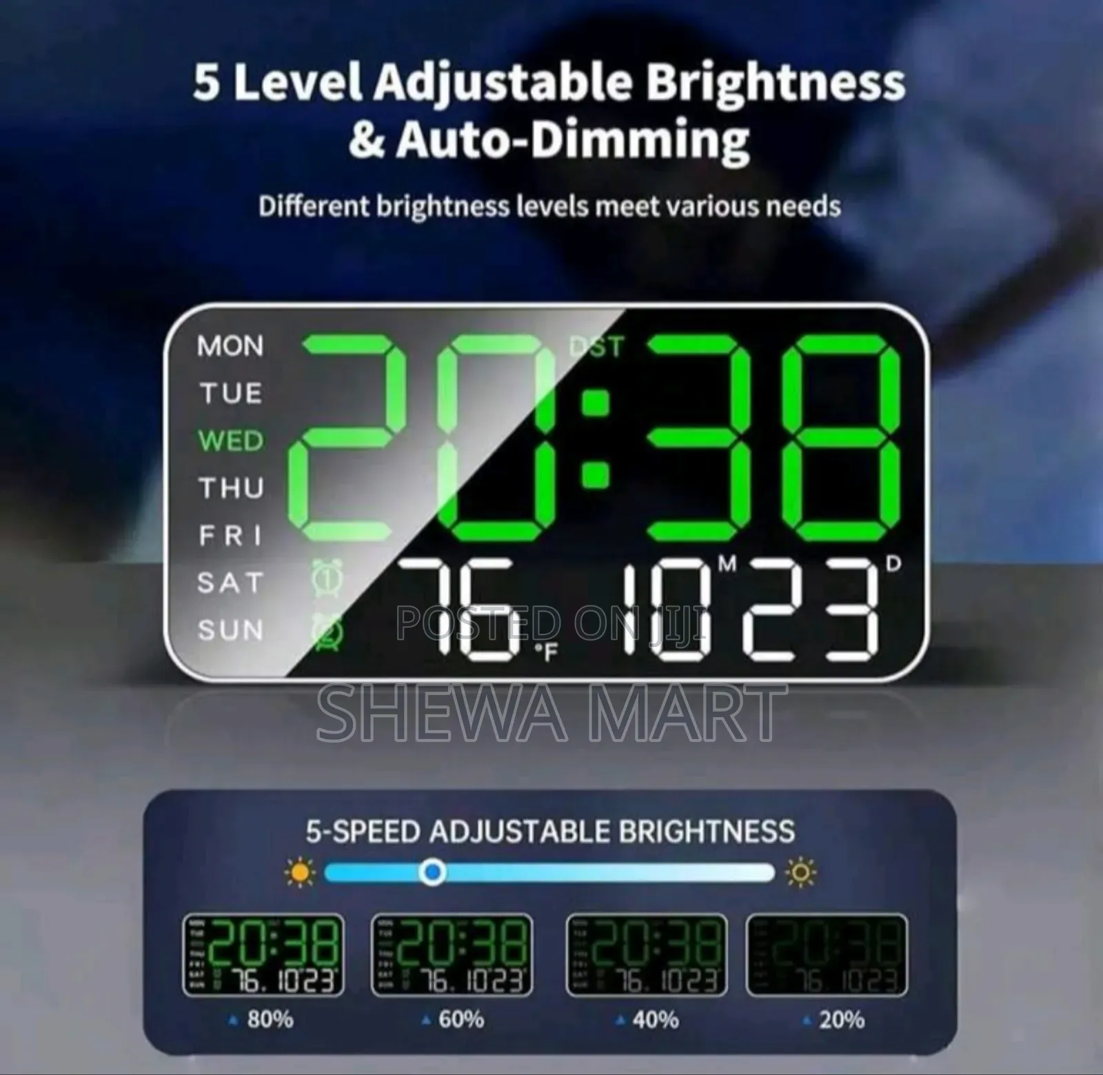 Display, With Temperature, Humidity,