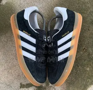 Photo - Original Adidas Gazelle Indoor ‘Black White Gum’ Men’S Shoes