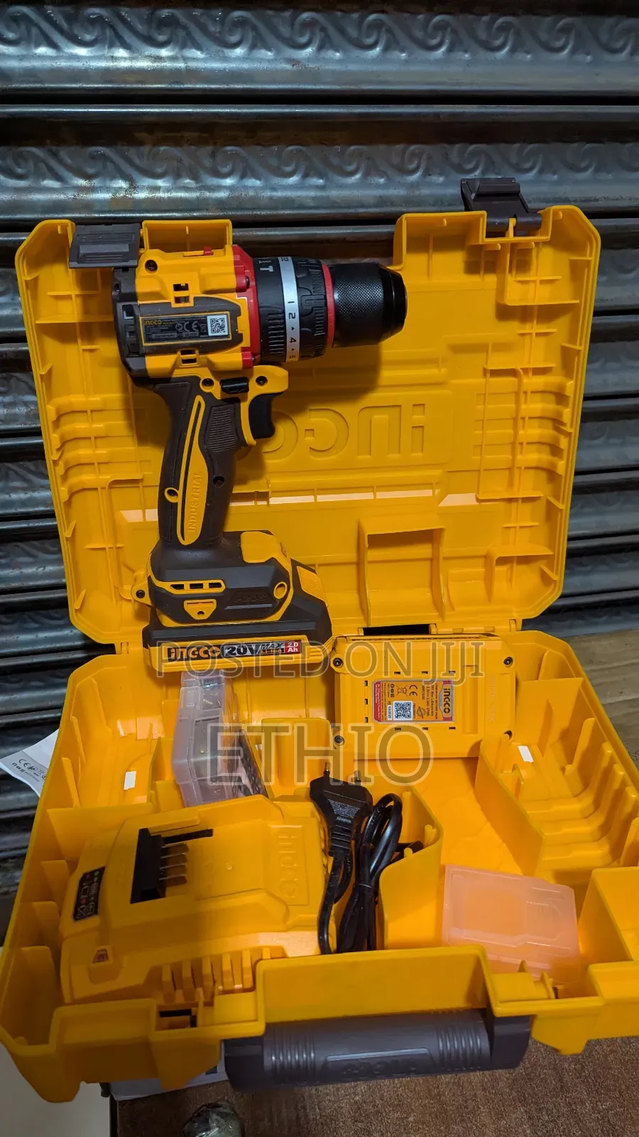 Ingco Rechargeable Drill 20v