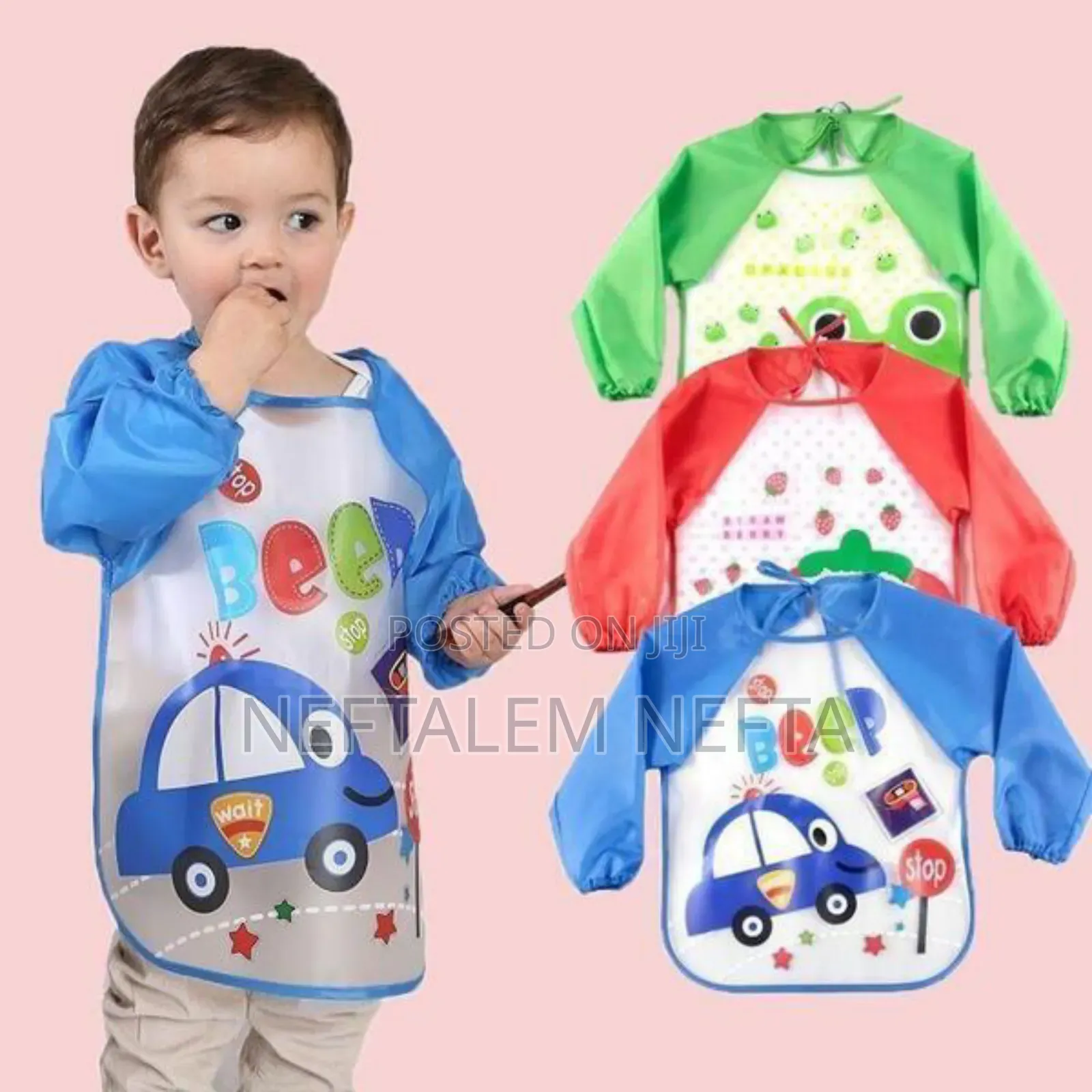 Waterproof Washable Long Sleeve Baby Bibs