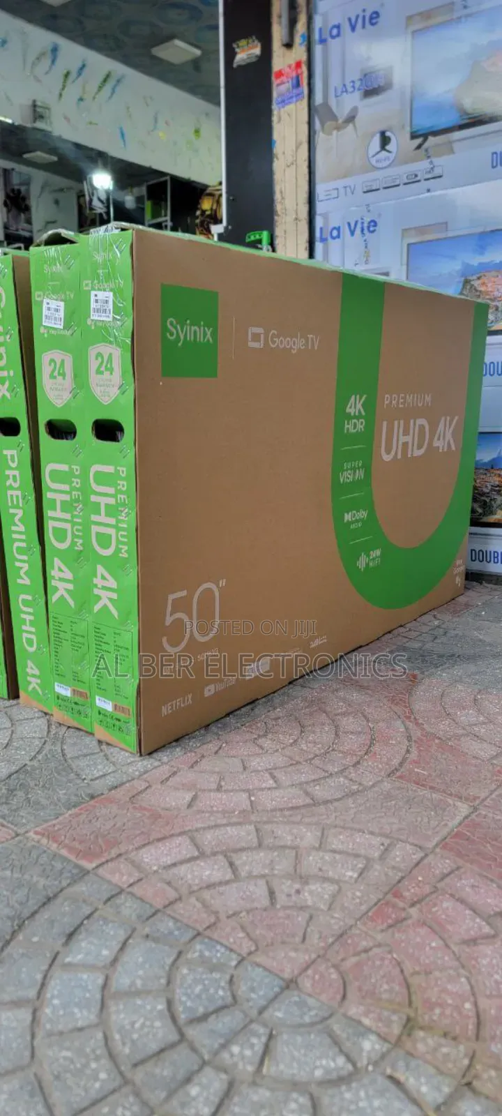 Syinix 50 Inch Tv Smart Uhd Google Tv Fremeles