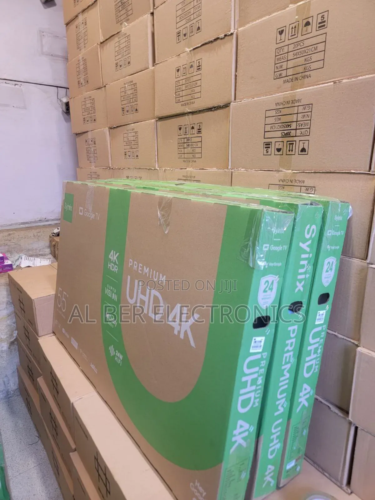 Syinix 55 Inch Tv Smart Vision HDR Google Tv Dolby Sound