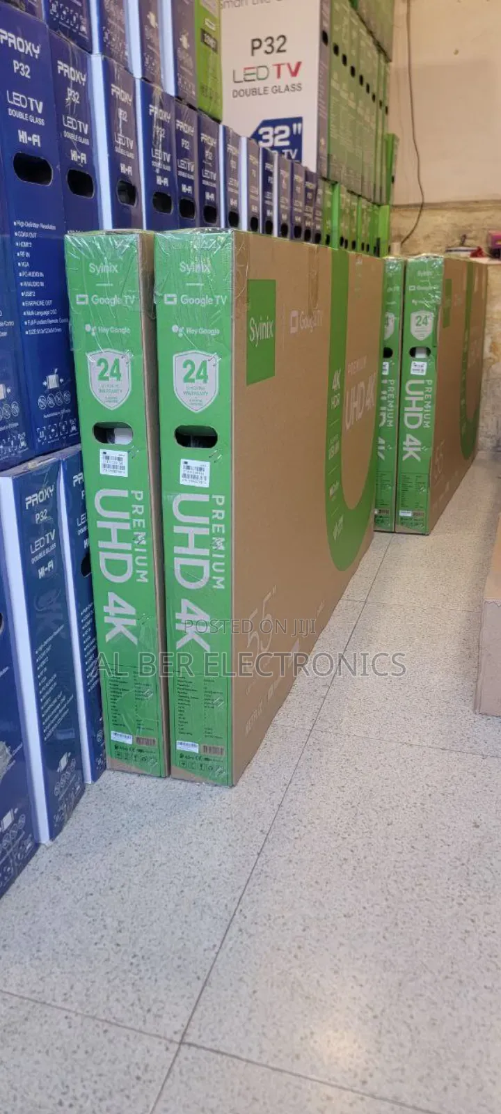 Syinix 55 Inch Tv Smart Vision HDR Google Tv Dolby Sound