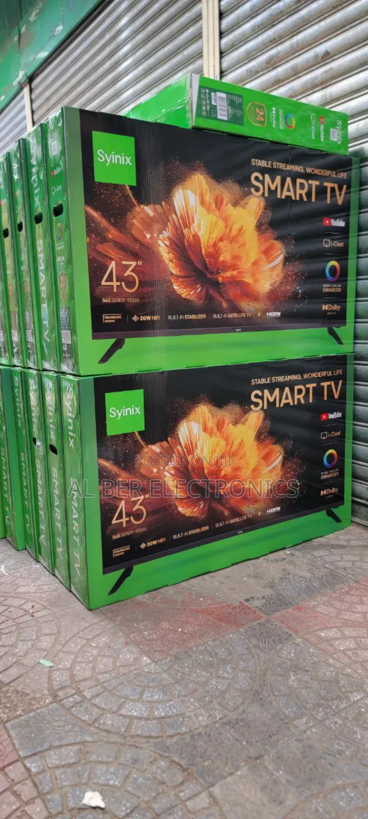 Syinix 43 Inch Tv Smart Fremeles Dolby Sound