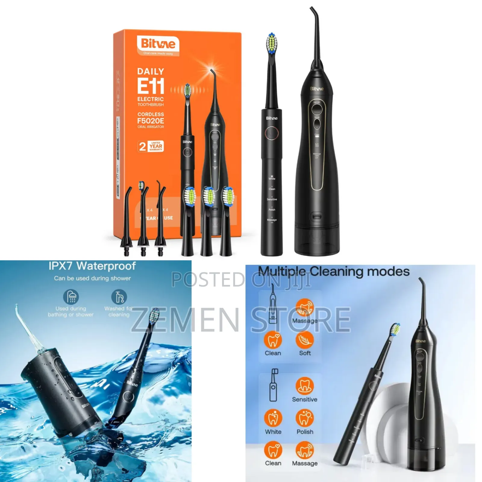 Electrical Toothbrush and Water Dental Flosser