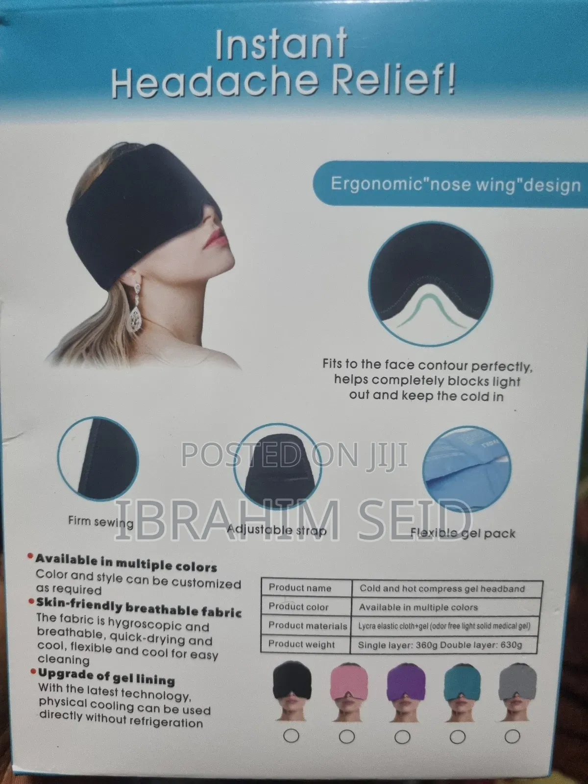 Migraine Headache Relief Gel Cap