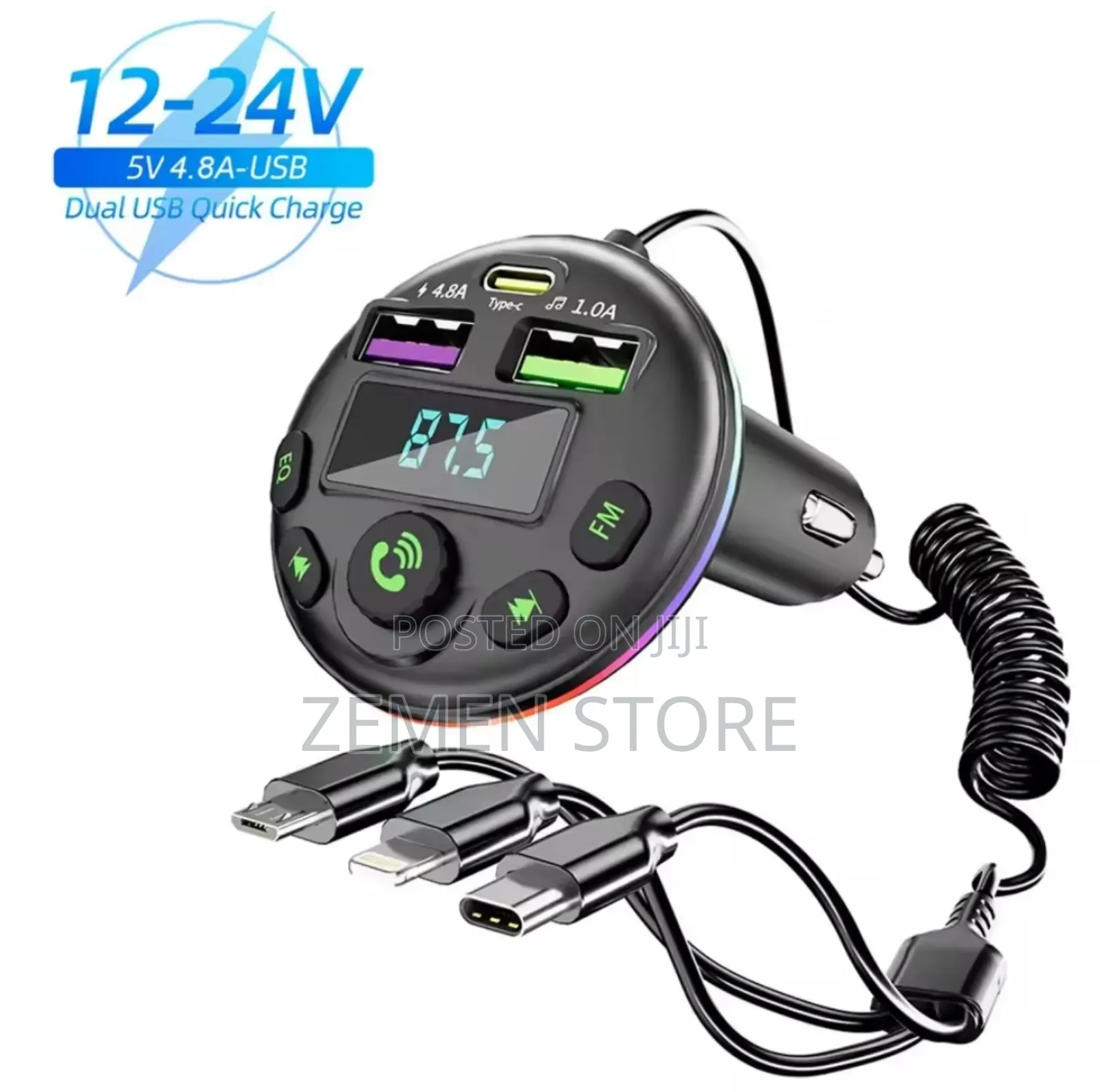 Multifunctional Car Charger