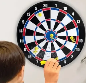 Magnetic Dart Board Game for Kids With 6 Darts