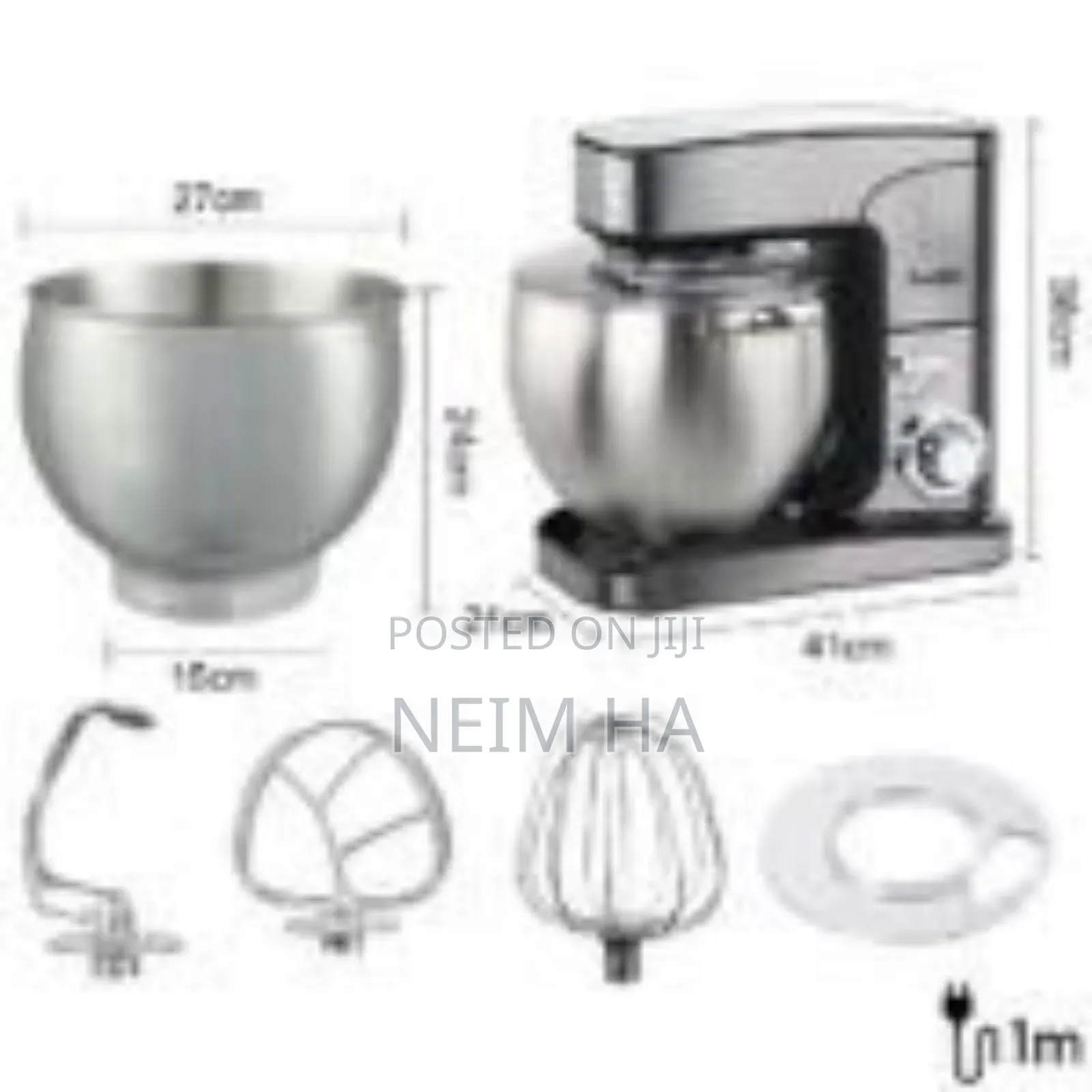 Sonifer Stand Mixer 12l
ሶኒፈር የሊጥ ማብኩያ 12ሊትር