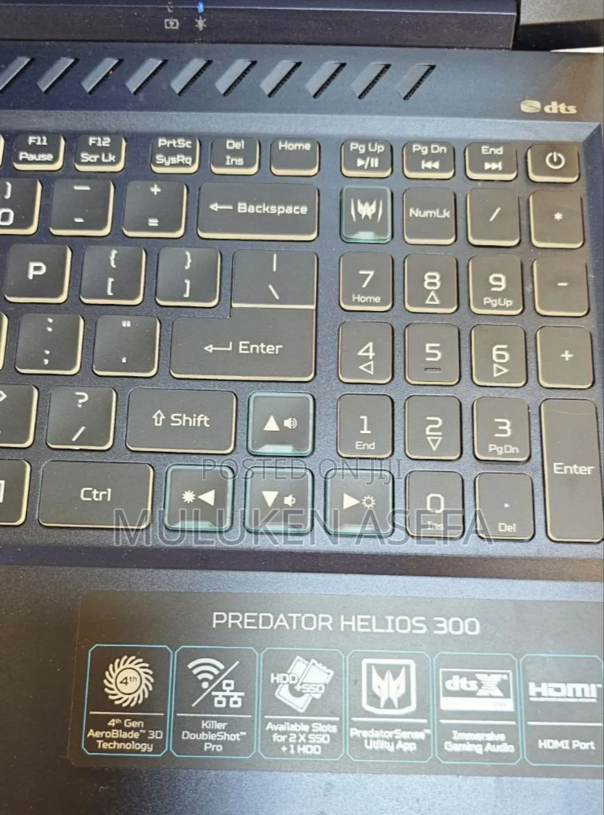 New Laptop Acer Predator Helios 300 16GB Intel Core I7 SSD 512GB