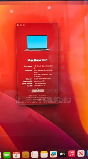 New Laptop Apple MacBook Pro 2019 16GB Intel Core I9 SSD 1T