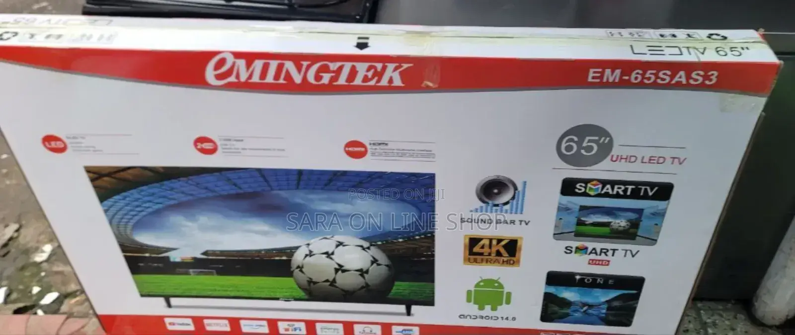 ☆e-Mingtek 65"☆ ●Smart Android 14.0 ■ New 2025 ■