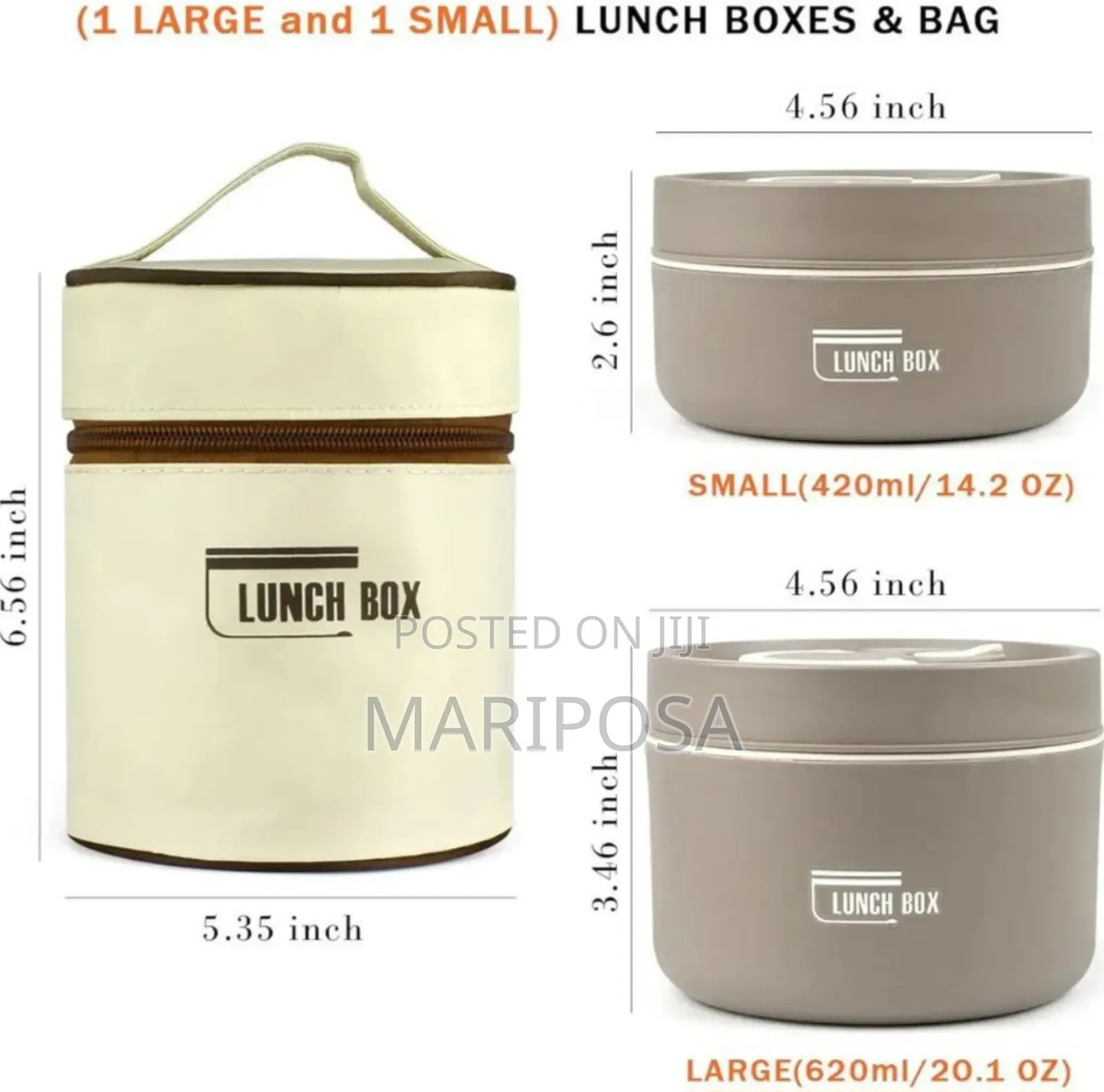 Isolated Lunch Box With Bags