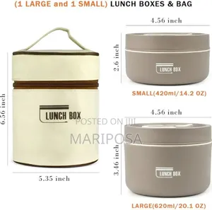 Isolated Lunch Box With Bags