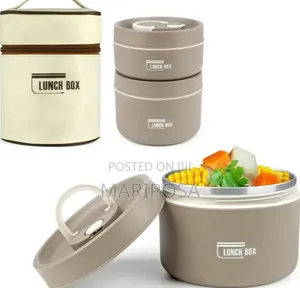 Isolated Lunch Box With Bags