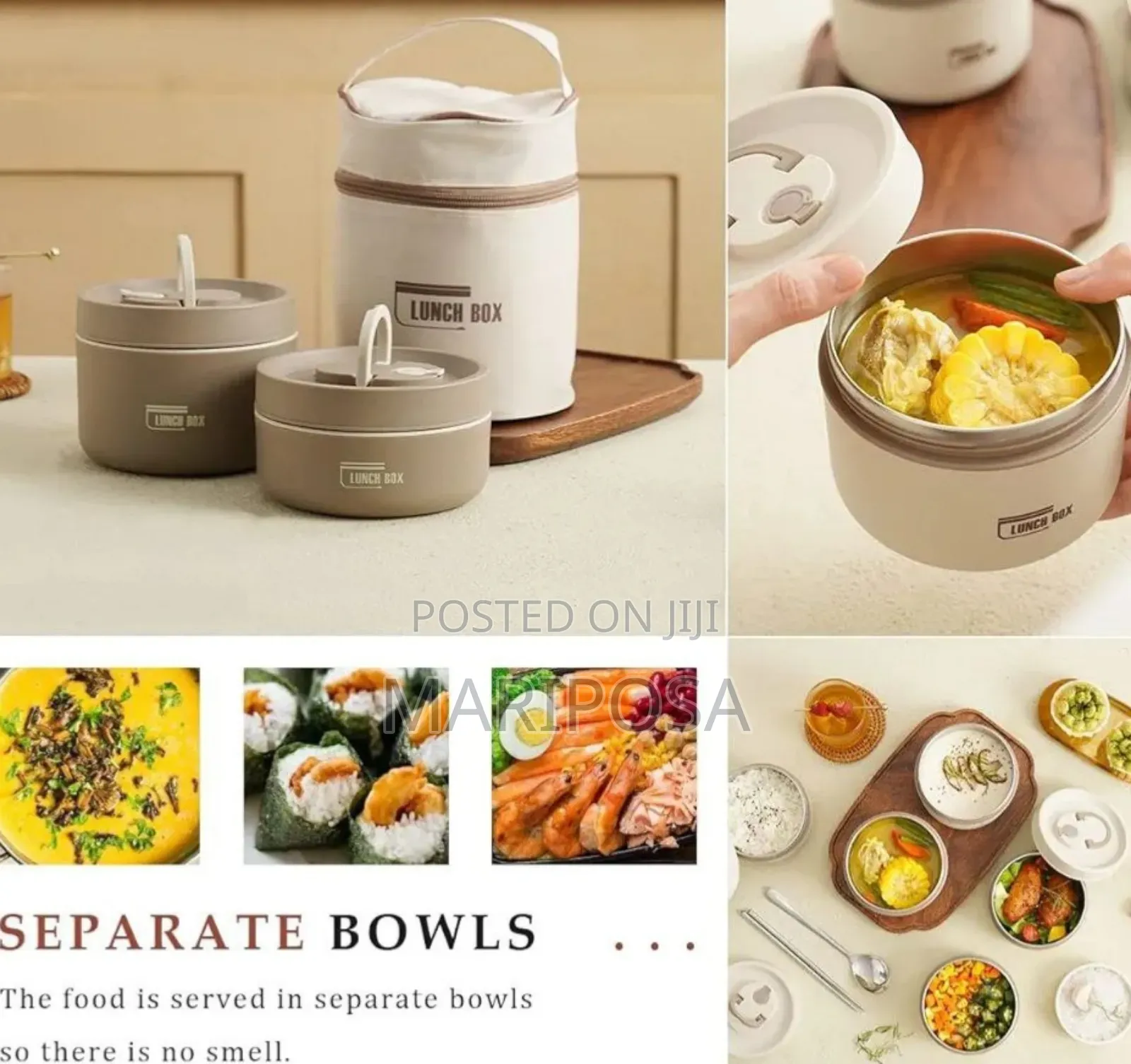 Isolated Lunch Box With Bags