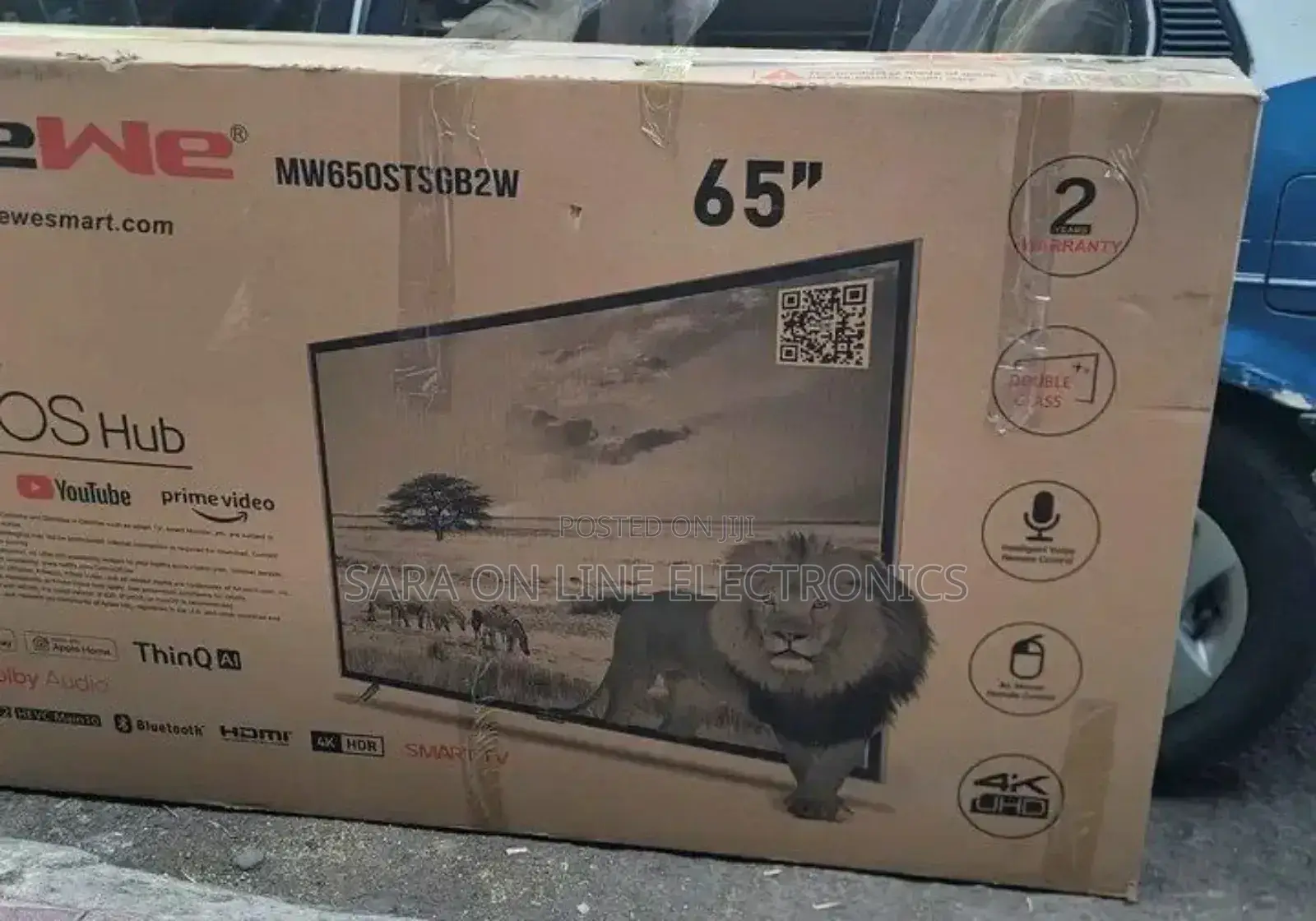 Mewe 65" New 2025 Doubel Galss Tv