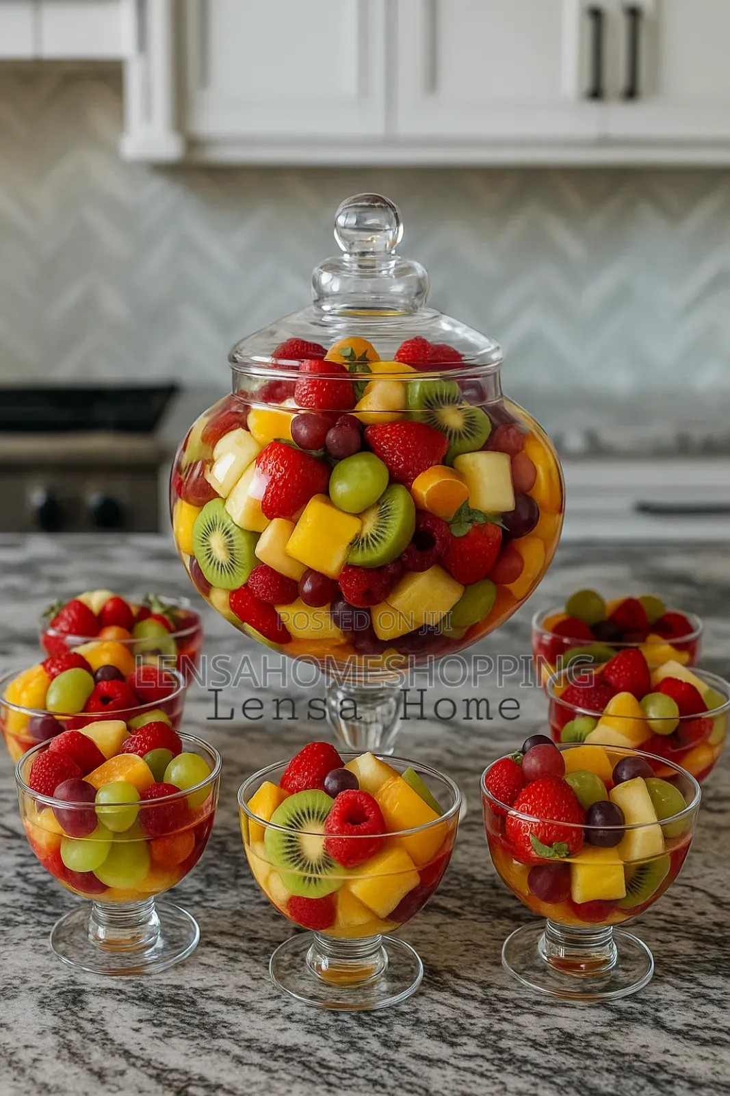 Nine PCS Set Dessert Bowls