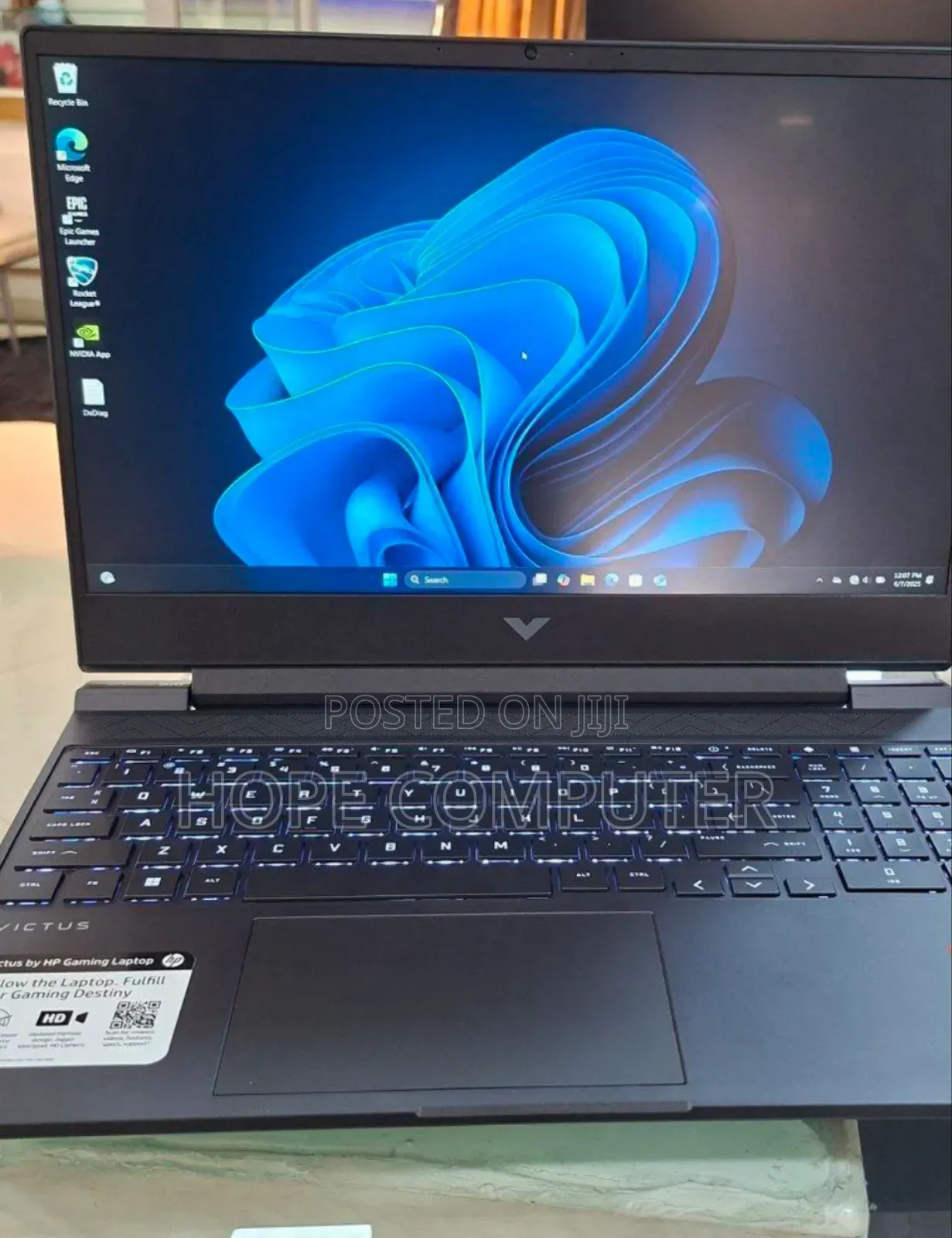 New Laptop HP Victus 15 8GB AMD Ryzen 5 SSD 512GB