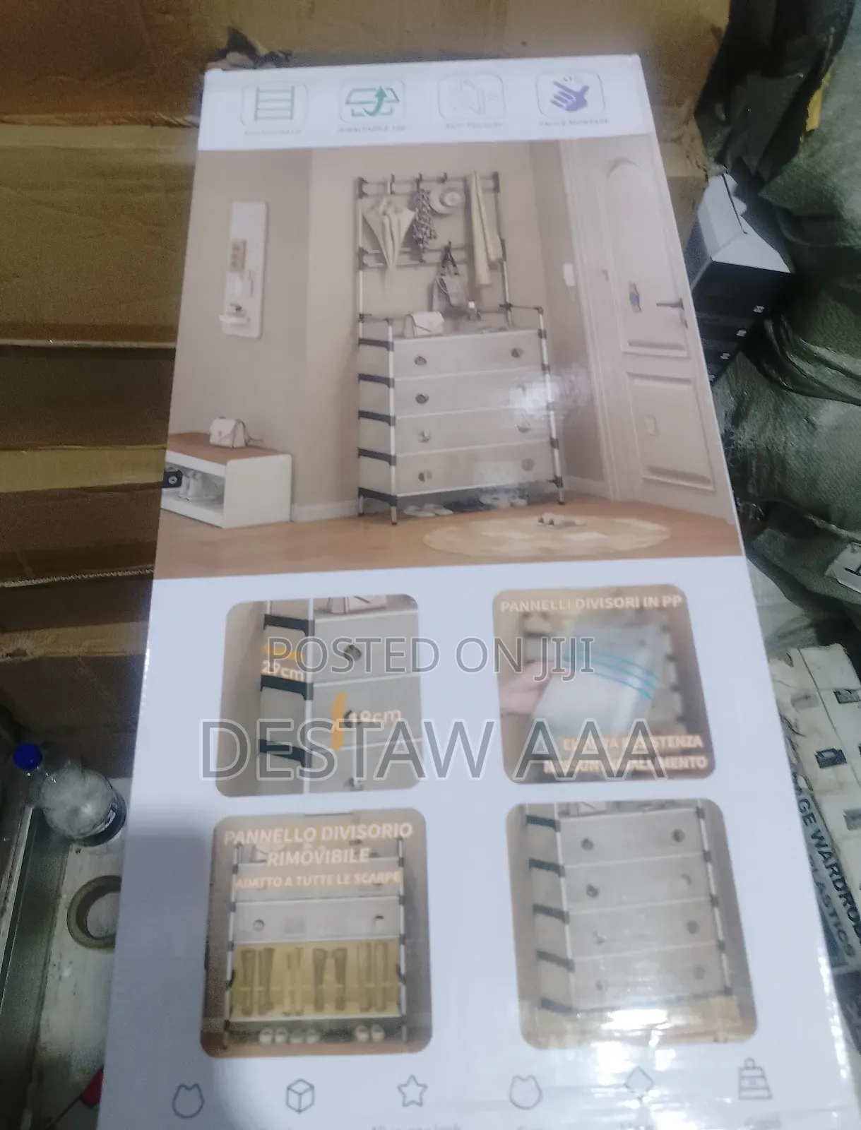 New Simple Floor Clothes Rack