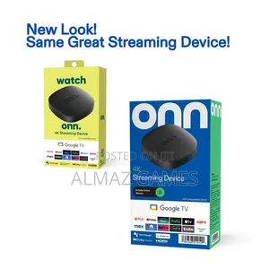 Onn Streaming Device, Google Tv - Fast Streaming ስማርት ቲቪ