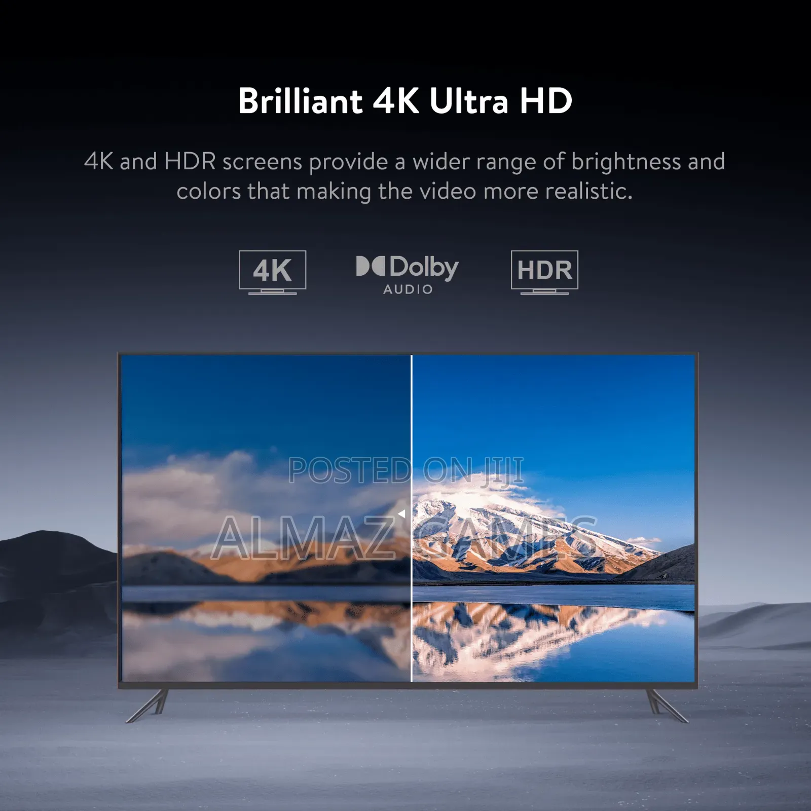 Onn Streaming Device, Google Tv - Fast Streaming ስማርት ቲቪ