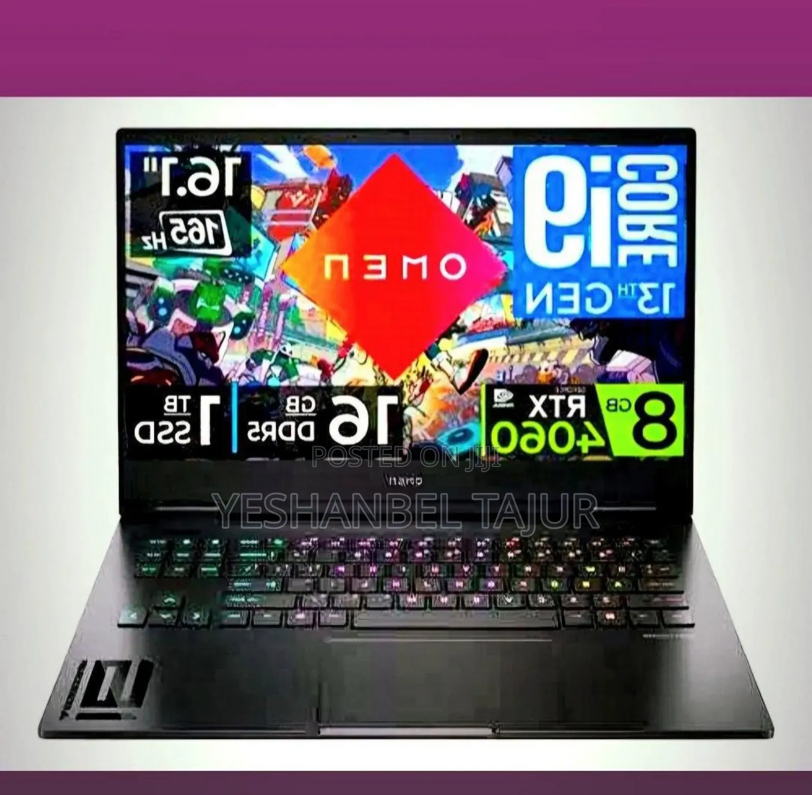New Laptop HP Omen 16 16GB Intel Core I9 SSD 512GB