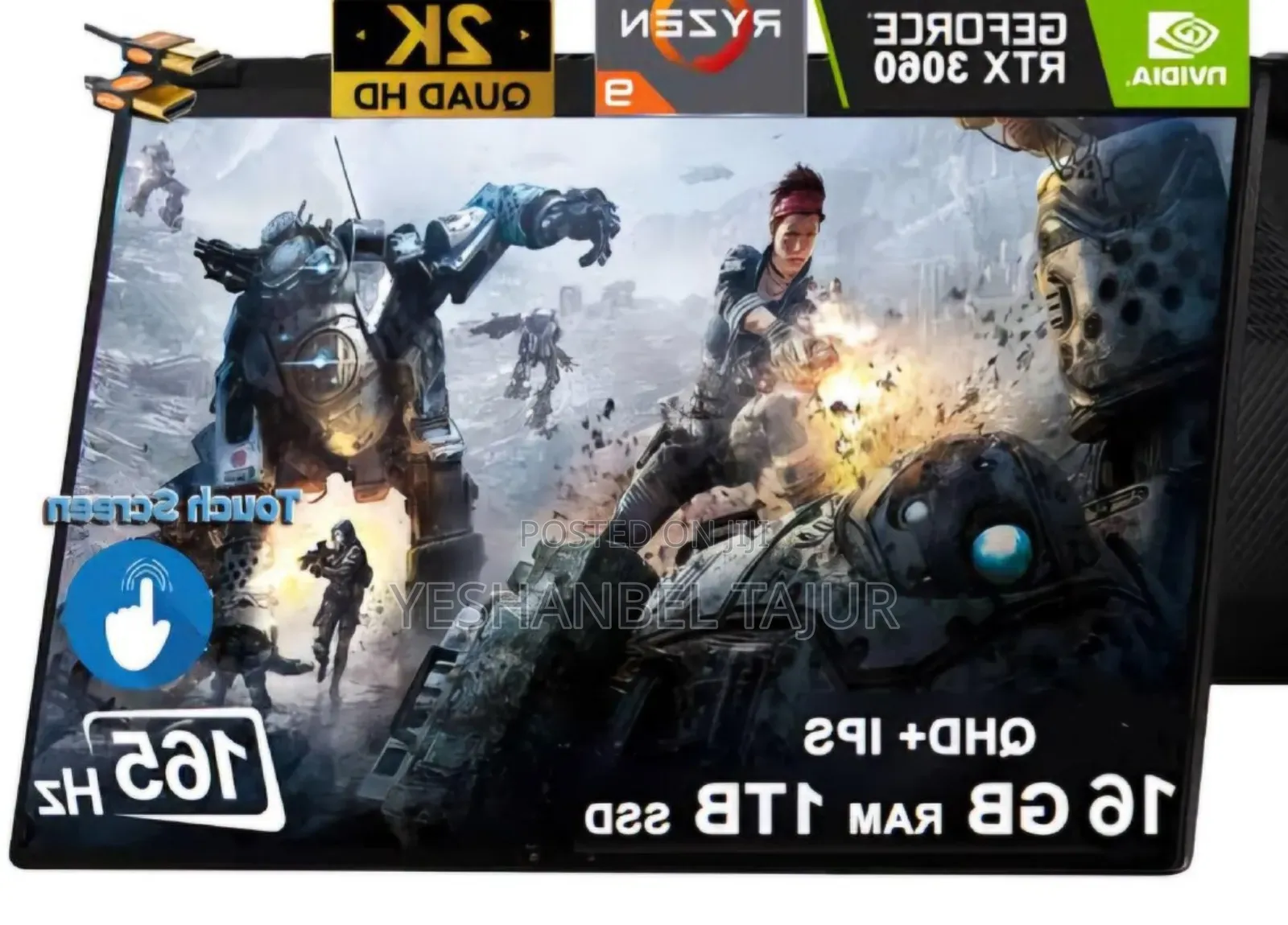 New Laptop Asus ROG Strix G16 G614 16GB AMD Ryzen 9 SSD 1T