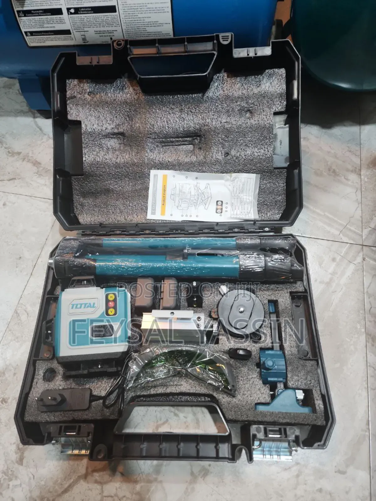 Total Laser Level 360° With Full Accosesry