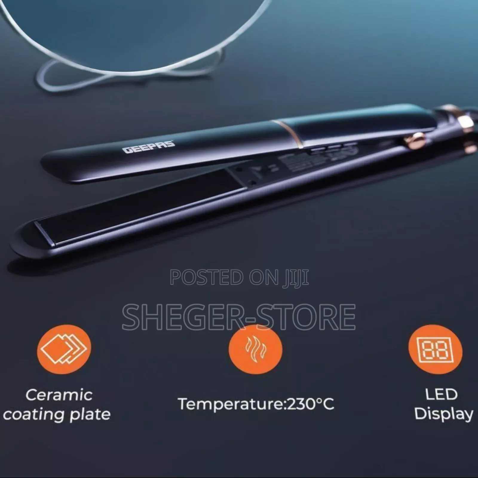 Orginal Geepas Professional Digital Hair Straightener