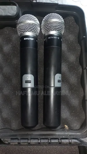 Shure Pgx4 Performance Gear With Dual Wireless Beta 58a Mic