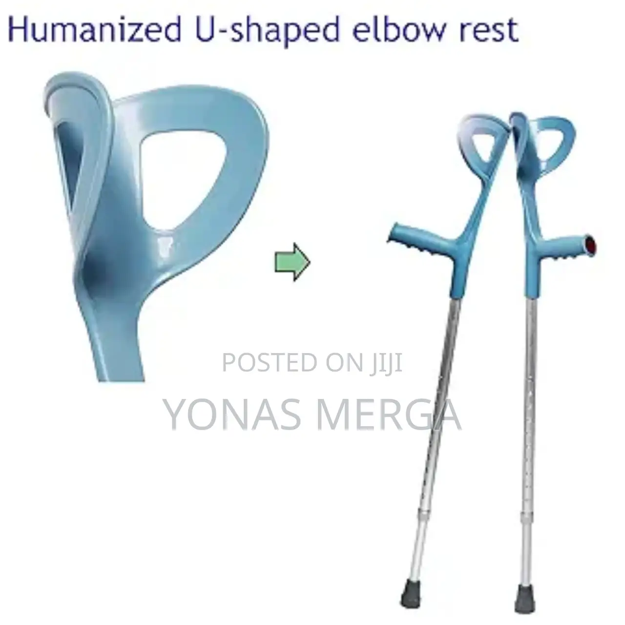 Forearm Crutch (Blue) Pair嶺亞crutches| Best Crutches