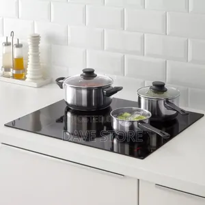 Ikea Annons 5-Piece Cookware Set, Glass/Stainless Steel