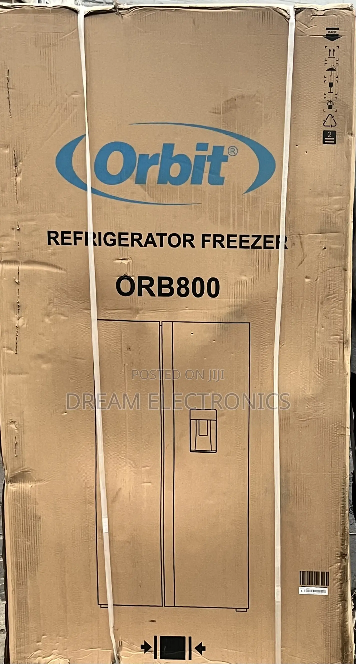 Orbit Side by Side Refrigerator and Freezer