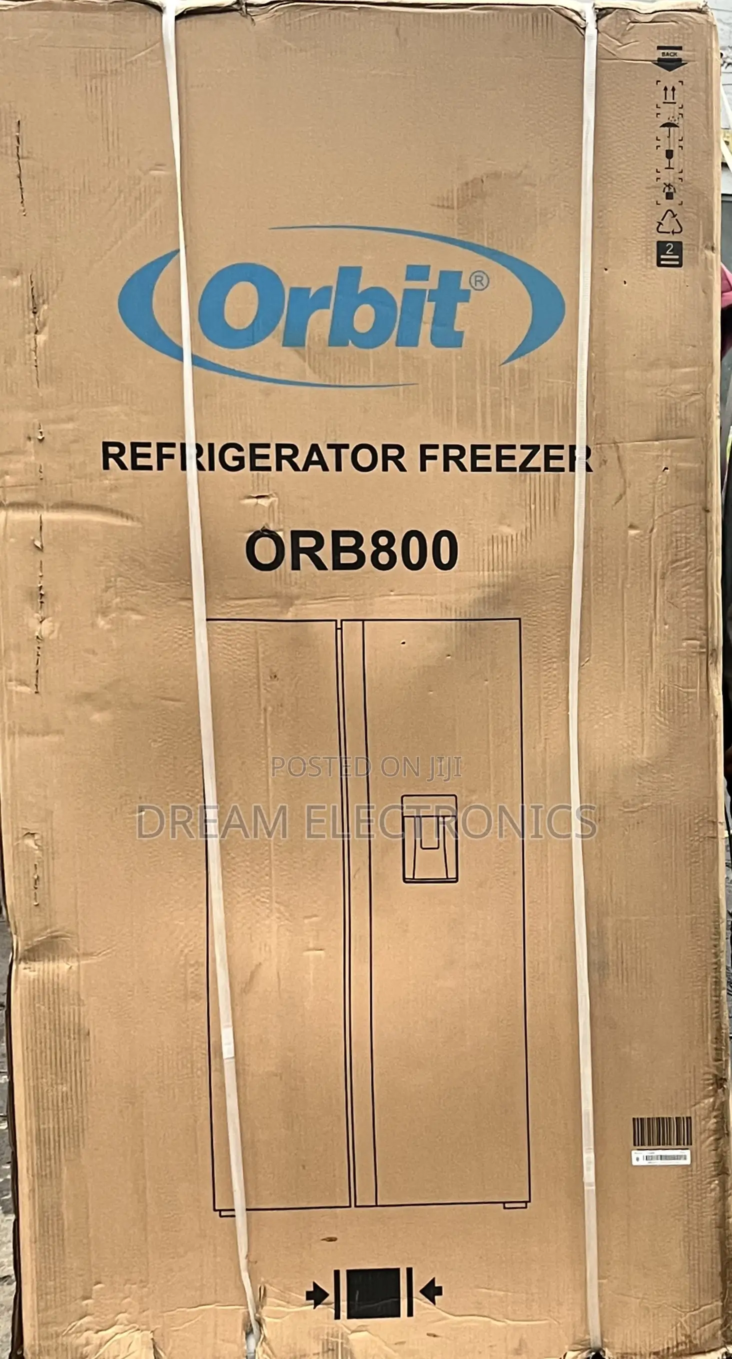 Orbit Side by Side Refrigerator and Freezer