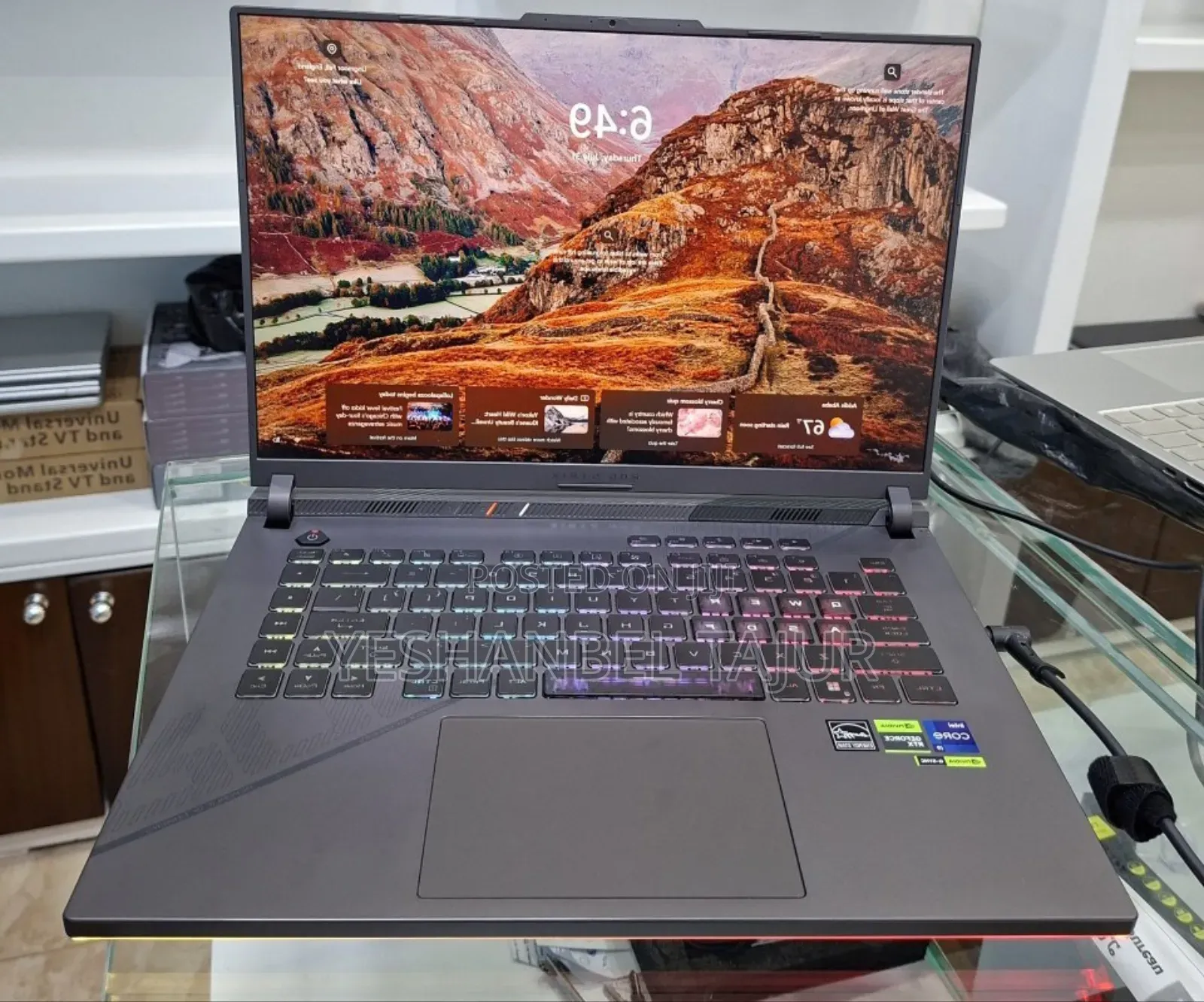 New Laptop Asus TUF Gaming A15 32GB Intel Core I9 SSD 1T